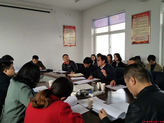 市國投公司考核組對我公司2017年度目標責任進(jìn)行考核